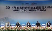 Presiden Vietnam TruongTan Sang menghadiri KTT Badan Usaha APEC-2014