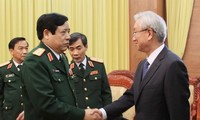 Jenderal Phung Quang Thanh menerima Duta Besar Republik Korea, Chon De-chu