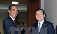 Aktivitas-aktivitas Presiden Vietnam Truong Tan Sang  di sela-sela KTT Asia-Afrika - 2015 yang berlangsung di Indonesia