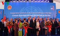 Sekjen PBB Ban Ki-moon  menghadiri upacara peresmian Rumah Bersama PBB di Vietnam