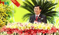 Presiden Vietnam, Truong Tan Sang menghadiri Kongres ke-10 Partai Komunis Vietnam provinsi Binh Duong