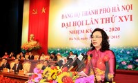 Penutupan Kongres ke-16 Organisasi Partai Komunis Vietnam kota Hanoi untuk masa bakti 2015-2020.