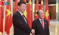 Ketua MN Vietnam Nguyen Sinh Hung melakukan pertemuan dengan Sekjen, Presiden Tiongkok, Xi Jinping