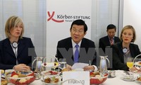 Presiden Vietnam, Truong Tan Sang berbicara di Institut Koerber-Pusat Penelitian Primer Jerman