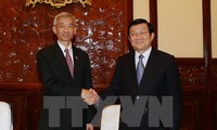 Presiden Vietnam, Truong Tan Sang menerima Dubes Thailand sehubungan dengan akhir masa baktinya di Vietnam