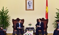 PM Vietnam, Nguyen Tan Dung menerima Deputi PM Laos, Somsavat Lengsavad