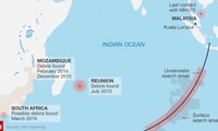 Pecahan-pecahan pesawat terbang yang ditemukan di Mozambik hampir pasti dari pesawat MH370