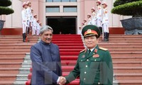 Delegasi militer tingkat tinggi Vietnam melakukan kunjungan persahabatan resmi di India