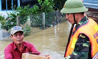 Memberikan bantuan darurat  sebanyak 2 000 ton beras kepada warga di daerah banjir provinsi Binh Dinh