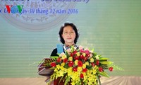 Ketua MN Vietnam, Nguyen Thi Kim Ngan menghadiri upacara  peringatan ultah ke-20 berdirinya kembali provinsi Bac Lieu