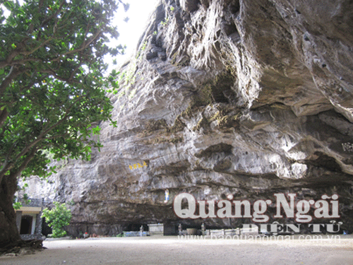 Pagoda Hang di pulau Ly Son, provinsi Quang Ngai