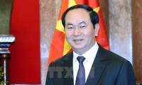 Presiden Vietnam, Tran Dai Quang mengirim surat untuk mengucapkan  selamat sehubungan dengan Festival Medio Musim Gugur 2017