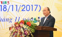 PM Vietnam, Nguyen Xuan Phuc menghadiri Hari Persatuan Besar Nasional di  kecamatan Dien Bien, distrik Ba Dinh, Kota Hanoi