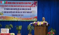 PM Vietnam, Nguyen Xuan Phuc berceramah di depan para pemimpin Kabupaten  Que Son dari berbagai periode