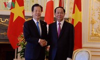 Presiden Viet Nam, Tran Dai Quang  menerima Ketua Partai  Komito dari Jepang