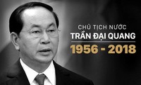 Pers internasional  secara serempak memberitakan wafatnya Presiden Viet Nam, Tran Dai Quang