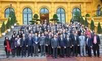 Truong Tan Sang rencontre les entreprises lauréates des prix Marques nationales