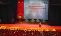 Meeting célébrant les 40 ans des Accords de paix de Paris