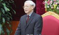 Nguyen Phu Trong travaille avec Phu Tho et Vinh Phuc