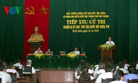 Prime Minister meets voters in Hai Phong