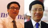 Vu Duc Dam, Pham Binh Minh nominated Deputy Prime Ministers