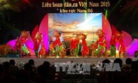 The 6th Vietnam folk singing festival for the southern region concludes