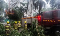 Tropical typhoon Nida hits China’s Guangdong province