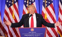 Economic topic at US President-elect Donald Trump press conference