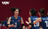 Vietnam’s women volleyball team enters quarter-finals of Asian Games