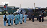 Vietnam’s Air Force transport aircraft rehearse formation flights