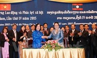 Vietnam, Laos strengthen labour and social welfare ties