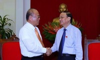 Politburo member To Huy Rua hails Japanese special advisor’s support