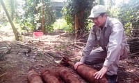 Voluntary activities to support victims of bombs and mines in Quang Tri