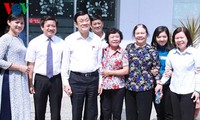 President Truong Tan Sang meets HCMC voters 