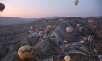 Hot air ballooning in Cappadocia is an attraction of Turkey 