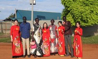 Female soldiers spread Vietnamese culture in Africa