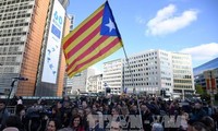 Bruxelles: Manifestation pour la libération d'anciens membres du gouvernement catalan 