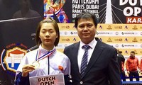 La karatéka Nguyen Thi Ngoan remporte une médaille de bronze aux Pays-Bas