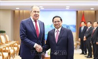 Rencontre entre Pham Minh Chinh et Sergueï Lavrov