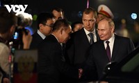 Những hình ảnh đầu tiên chuyến thăm của Tổng thống Nga Putin tới Việt Nam