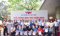 Sôi nổi Giải Bóng bàn VOV kỷ niệm 99 năm Ngày Báo chí Cách mạng Việt Nam