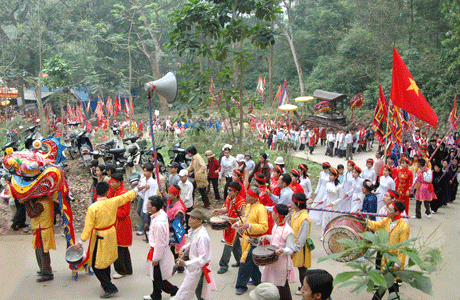 ソンビ村の祭り太鼓