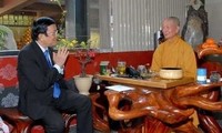 サン主席、仏教協会ホーチミン市管理委員会　訪問