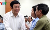 サン国家主席、ホーチミン市の有権者と会合