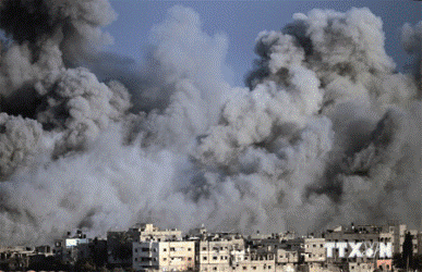  米大統領がイスラエル首相と電話会談、ガザで「即時停戦を」