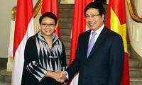 ミン副首相兼外相、インドネシア外相と会談