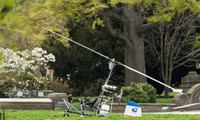 米議会敷地に小型ヘリ侵入、操縦の郵便局員逮捕