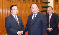  フック副首相、ラオス計画投資省の代表団と会見