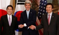 日米韓外相会談 朝鮮の挑発に自制求める