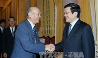 ベトナム国家主席、日本民間外交協会副会長と会見